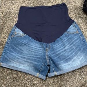 Maternity shorts.